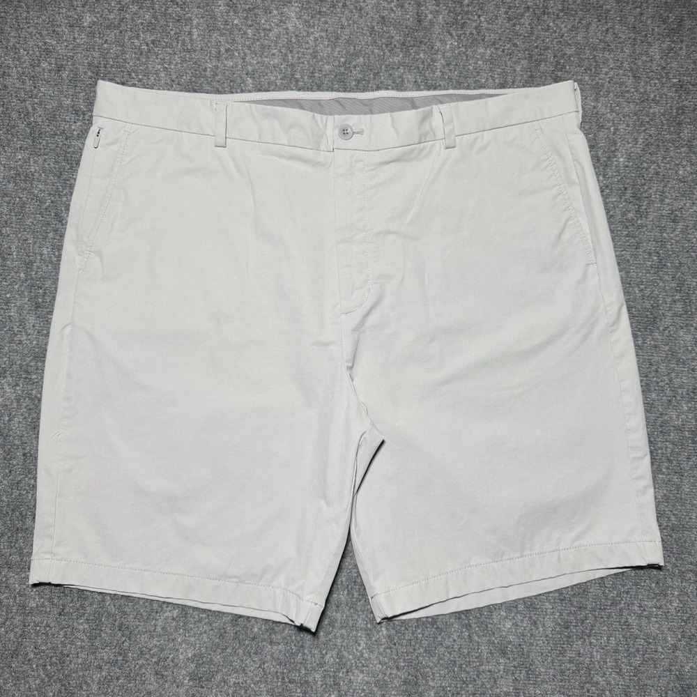 Vineyard Vines On The Go OTG Performance Shorts Men 42 Gray Chino Golf Stretch